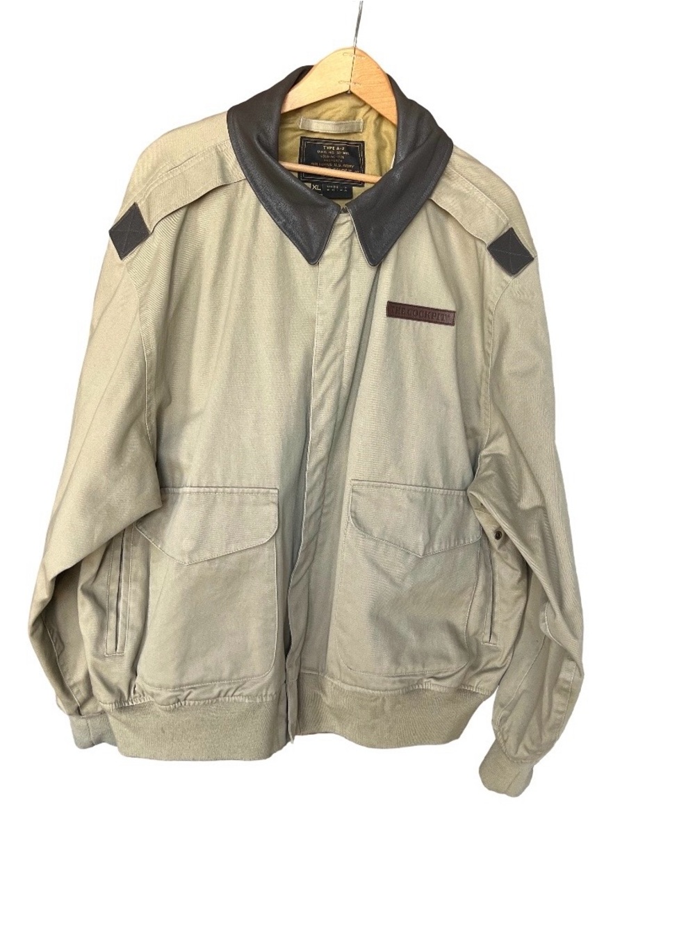 A-2 Military Flight Jacket by The Cockpit size XL!